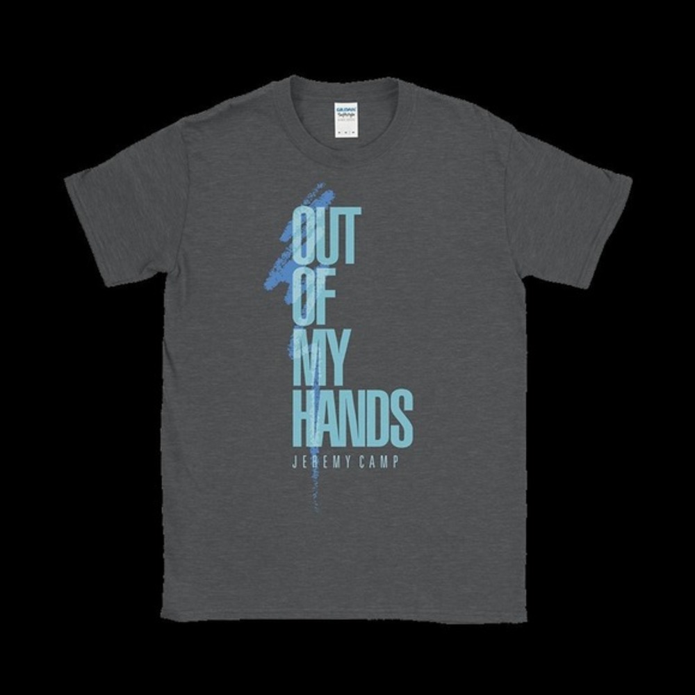 Gildan Jeremy Camp Out of My Hands Christian Rock Concert Graphic Tee Gray XL